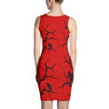 Red Ravens Bodycon Dress