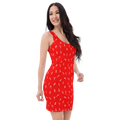 Younger Futhark Runic Red Bodycon Dress